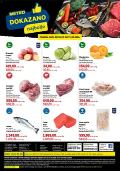 Pregled Metro kataloga - važi od 25.02.2026