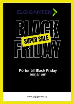 Förhandsgranska reklamblad Black Friday från butik Elgiganten gäller från 13/11/2025
