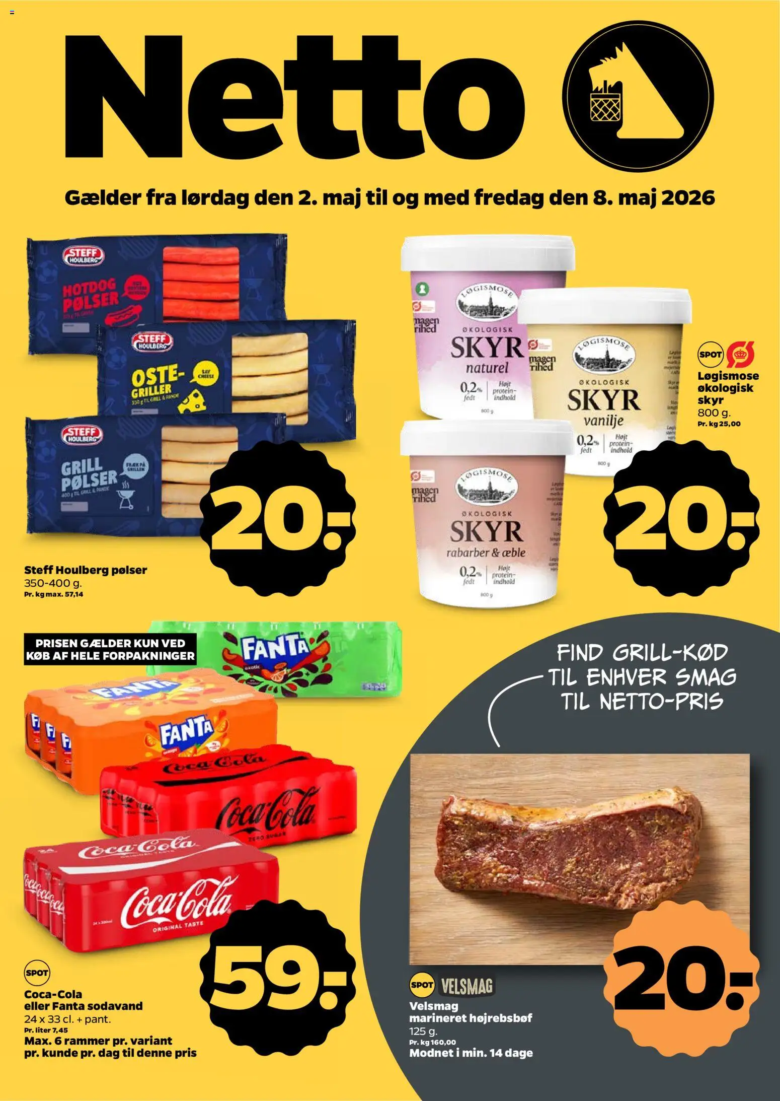 Eksempel på tilbudsavis Netto - Tilbudsavis uge 19 fra butik Netto gyldig fra 02/05/2026