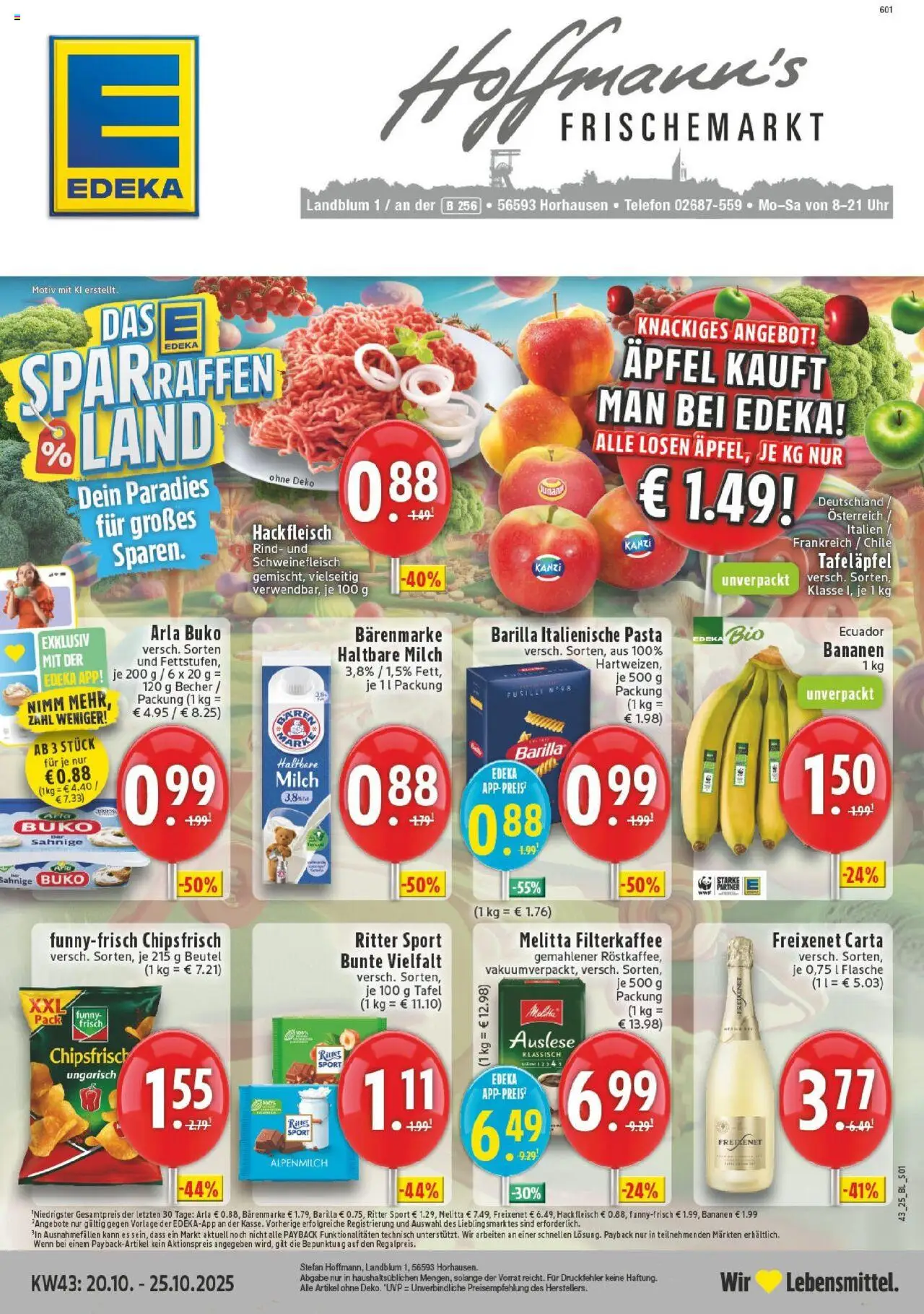 EDEKA Prospekt ab 19.10.2025 - Prospekt Horhausen Online