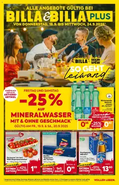 Vorschau der Angebote: Billa BILLA: Flugblatt gültig bei BILLA & BILLA PLUS gültig ab 17.09.2025