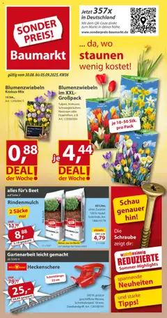 Vorschau von dem Prospekt des Geschäftes Sonderpreis Baumarkt, gültig ab dem 30.08.2025