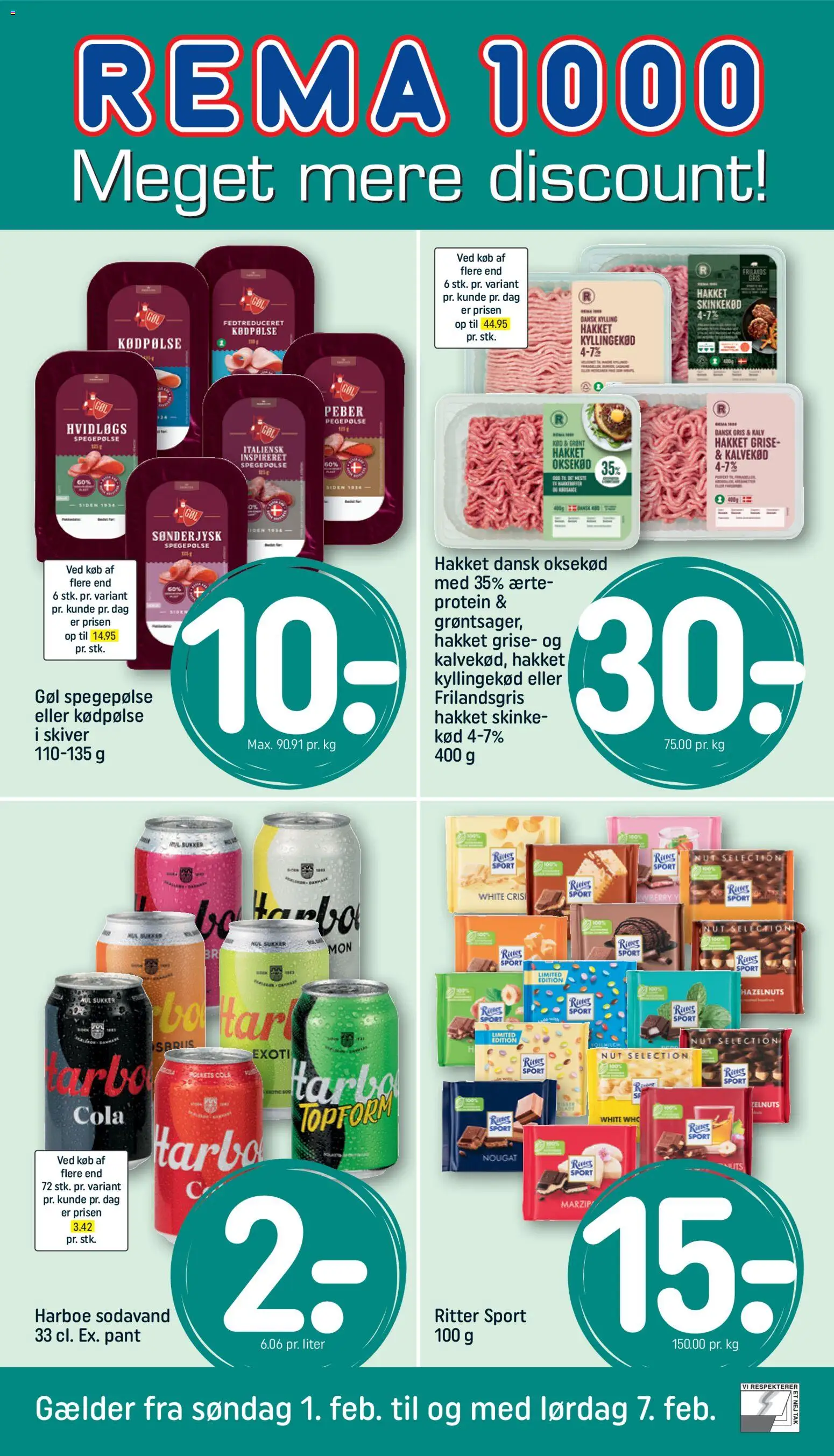 Eksempel på tilbudsavis Tilbudsavis fra butik Rema 1000 gyldig fra 31/01/2026