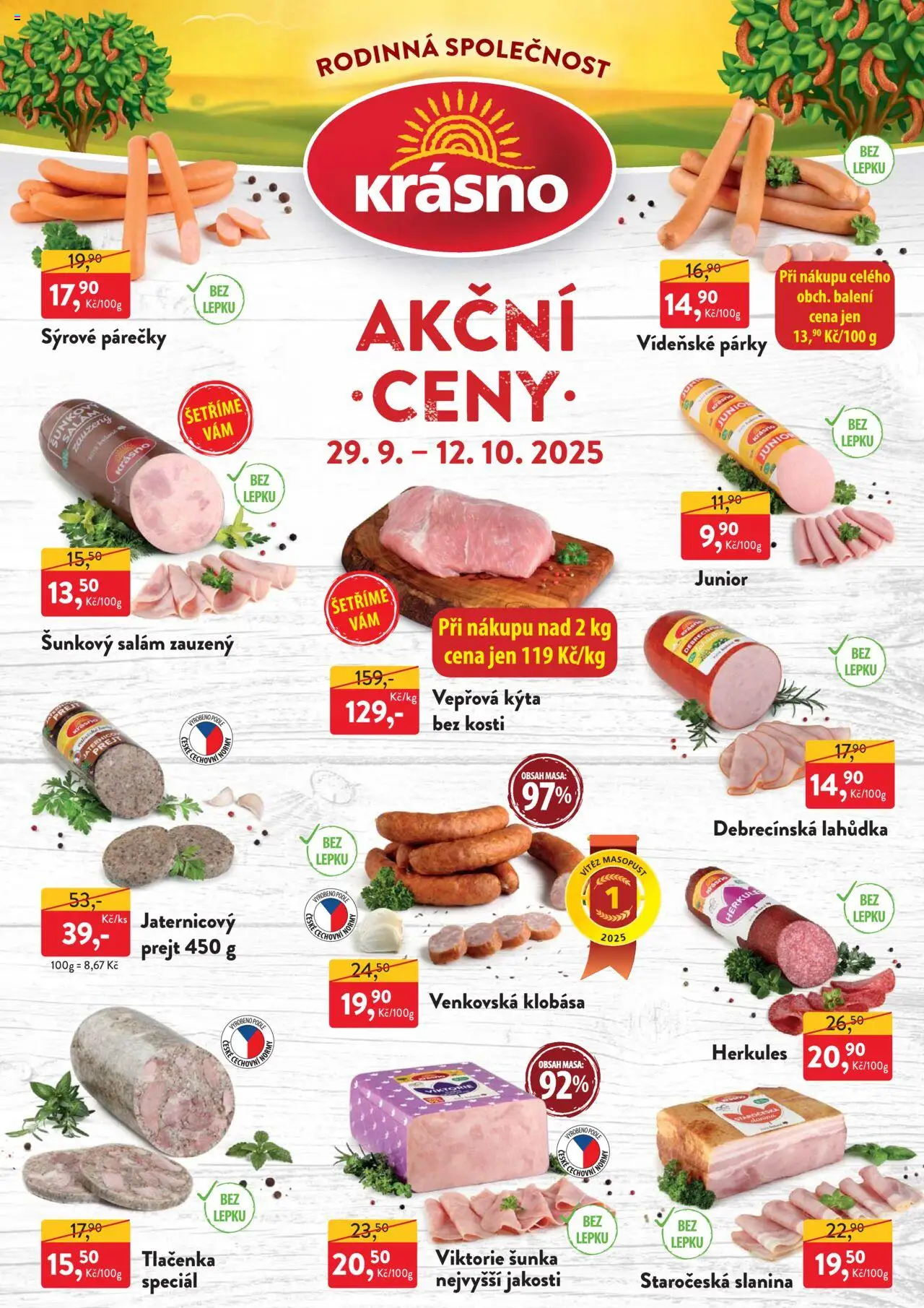  MP Krásno leták (29.09.2025) - Akce, Aktuální nabídka