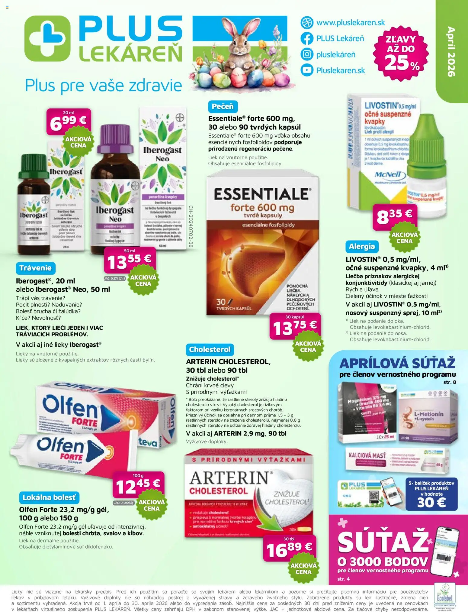 Náhľad Plus lekáreň letáku platného od 01.04.2026
