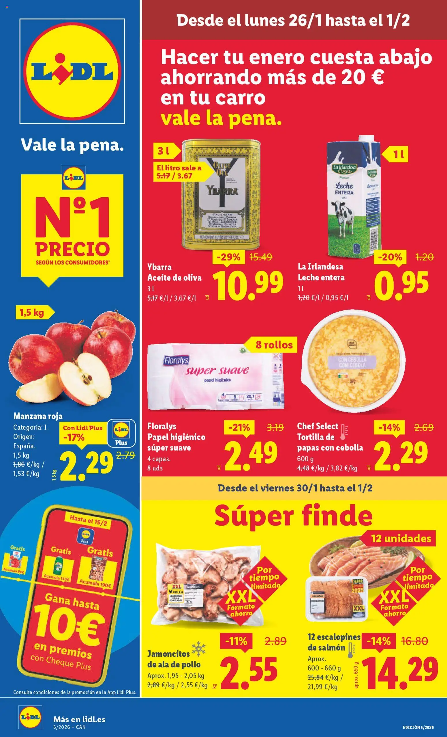 Vista previa del folleto de la tienda Lidl válido desde el 26/01/2026 