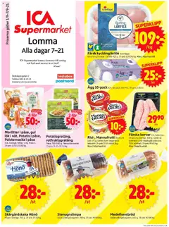 Förhandsgranska reklamblad Lomma från butik ICA Supermarket gäller från 01/09/2025