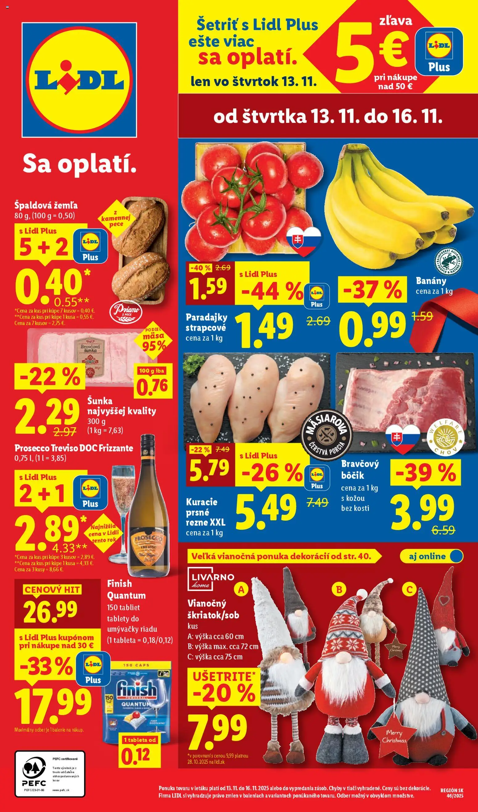 Náhľad Lidl letáku platného od 13.11.2025