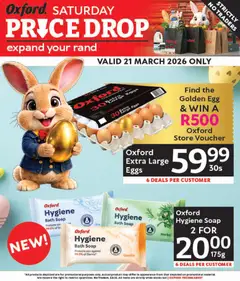 Preview of Oxford Freshmarket flyer valid from 21/03/2026