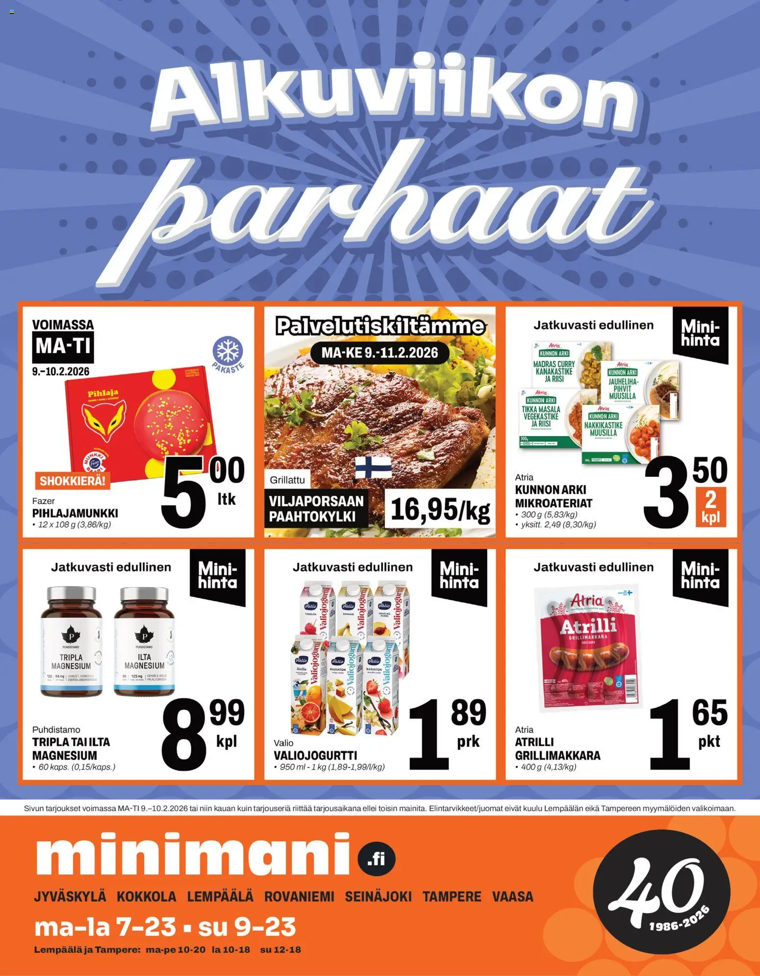 Kaupan Minimani Tarjoukset esikatselu, voimassa 09/02/2026