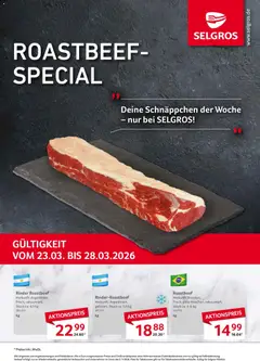 Vorschau von dem Prospekt des Geschäftes Selgros, gültig ab dem 23.03.2026