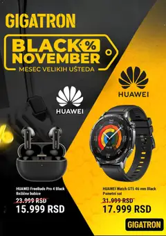 Pregled Gigatron kataloga - važi od 03.11.2025
