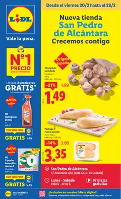 Vista previa del folleto de la tienda Lidl válido desde el 20/02/2026 