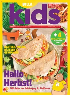 Billa AT - Frisch Gekocht kids Magazin megtekintése, amely érvényes 2025.09.01.-től