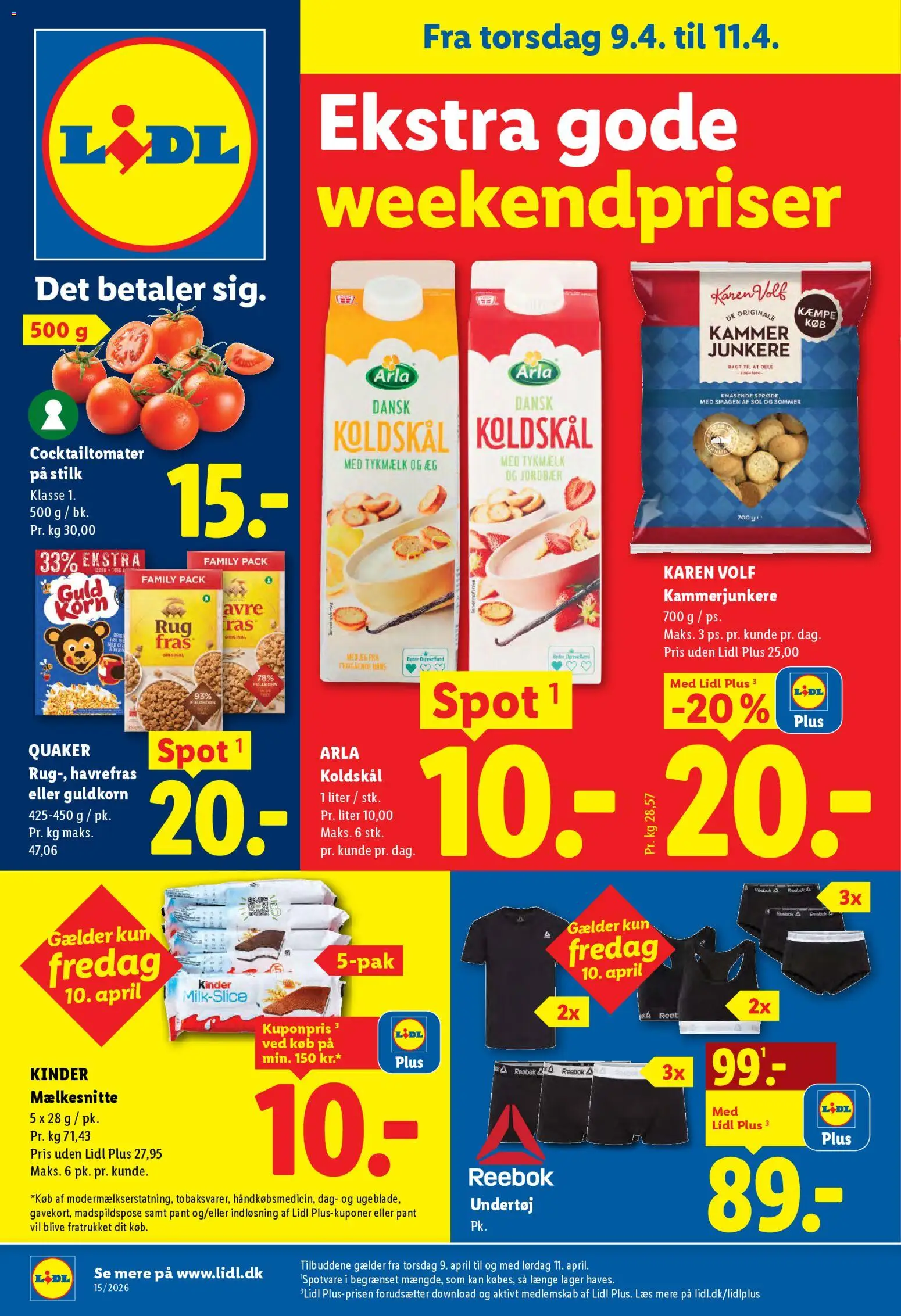 Eksempel på tilbudsavis Lidl - Weekend avis fra butik Lidl gyldig fra 09/04/2026