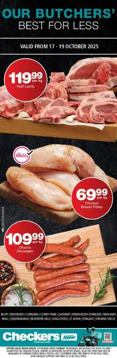 Preview of Checkers flyer valid from 17/10/2025