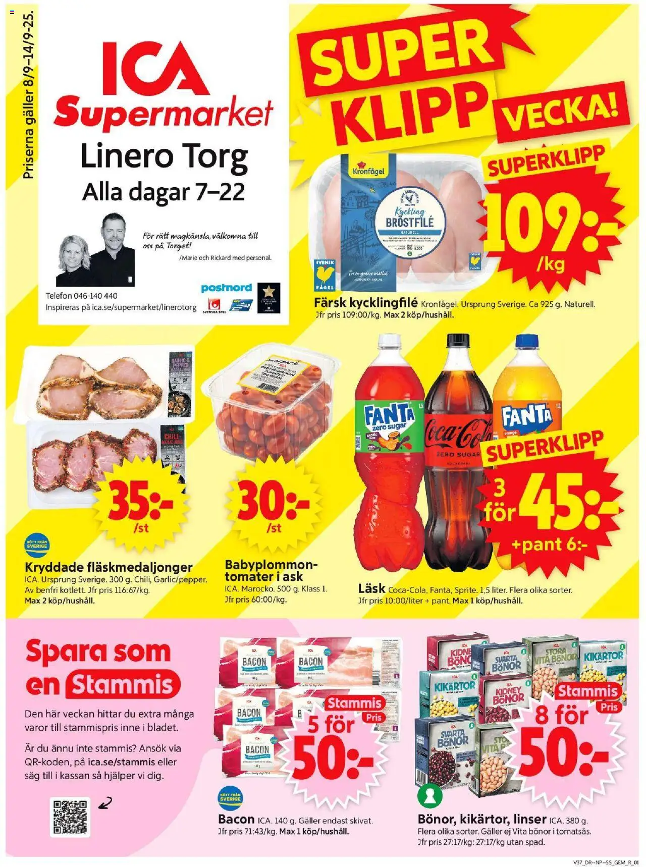 Lund är giltig 08/09 2025 > Veckans Erbjudanden gäller från 08/09/2025 till 14/09/2025 sidnummer 1