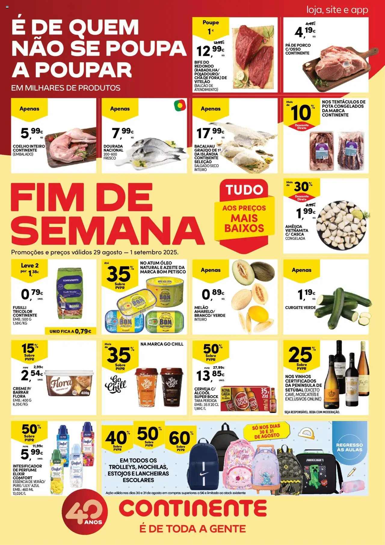 Continente Folheto de 29/08/2025 - catálogo esta semana - página 1