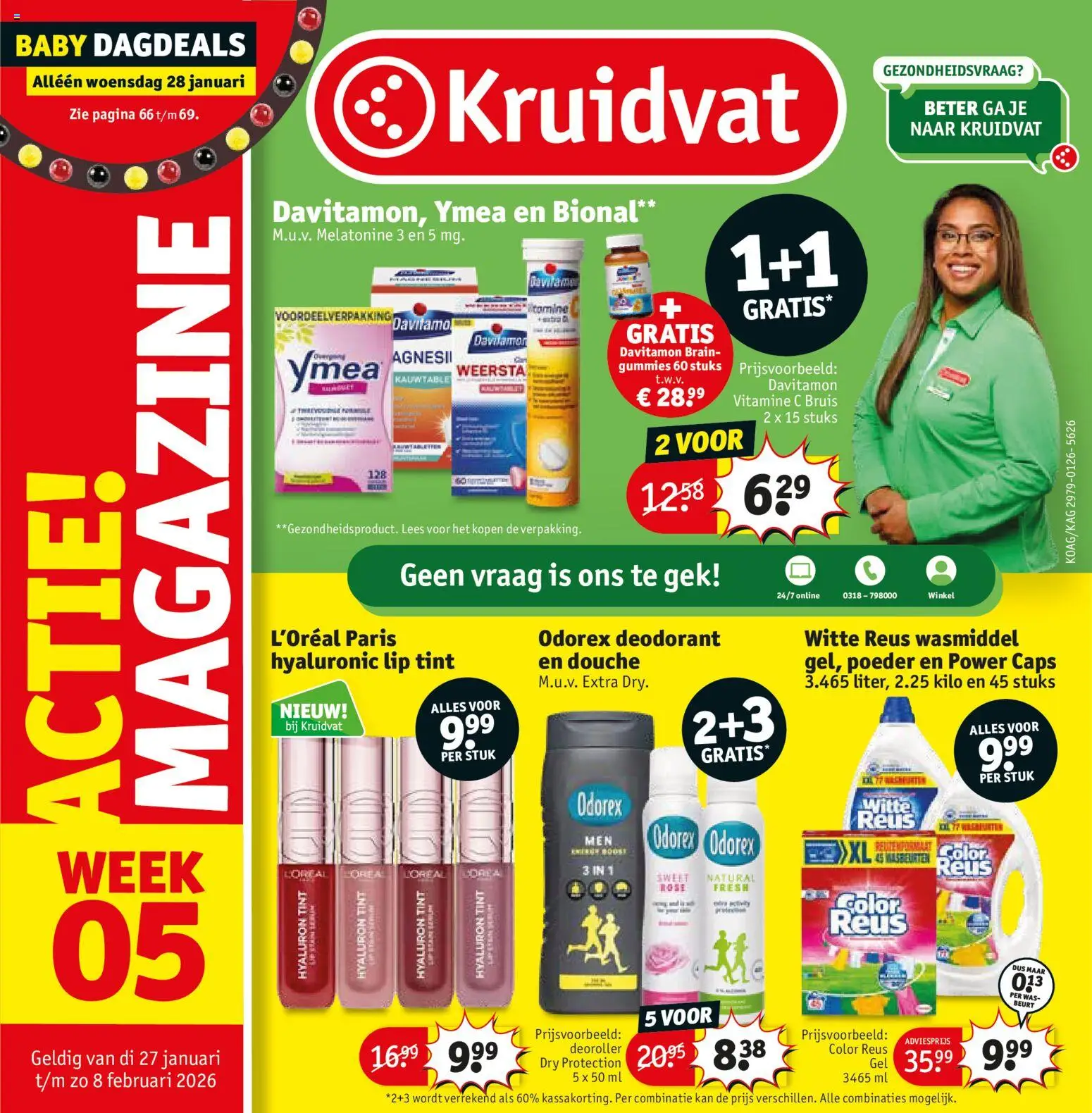 Voorbeeld van Folder week 5 van winkel Kruidvat geldig vanaf 26-01-2026