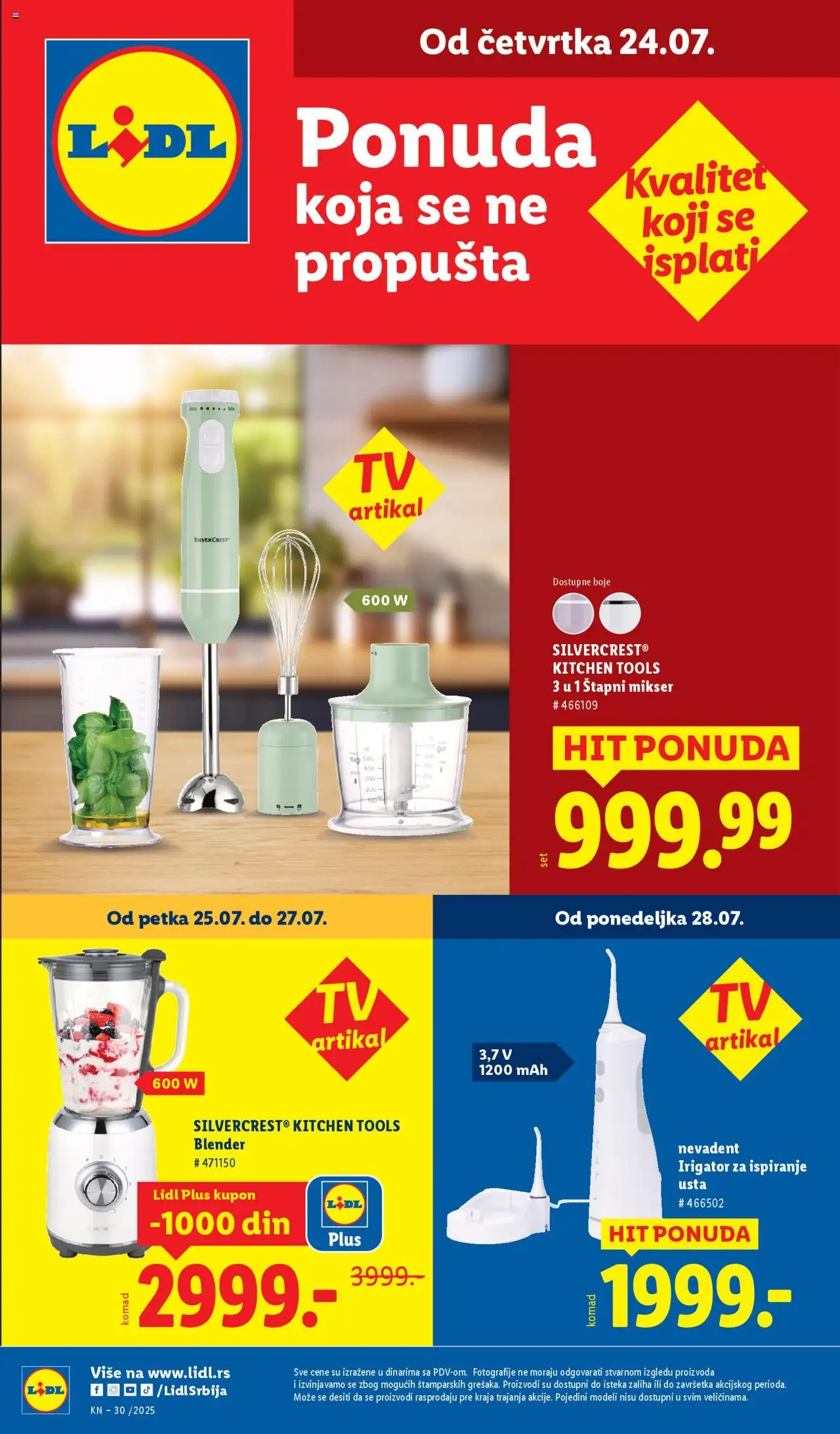 Lidl katalog važi od 24.07.2025 - stranica 1