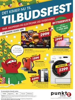 Eksempel på tilbudsavis Tilbudsavis fra butik Punkt1 gyldig fra 01/12/2025