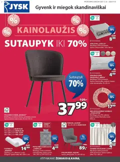 JYSK parduotuvės leidinio Leidinys galiojančio nuo 2025.12.26 peržiūra