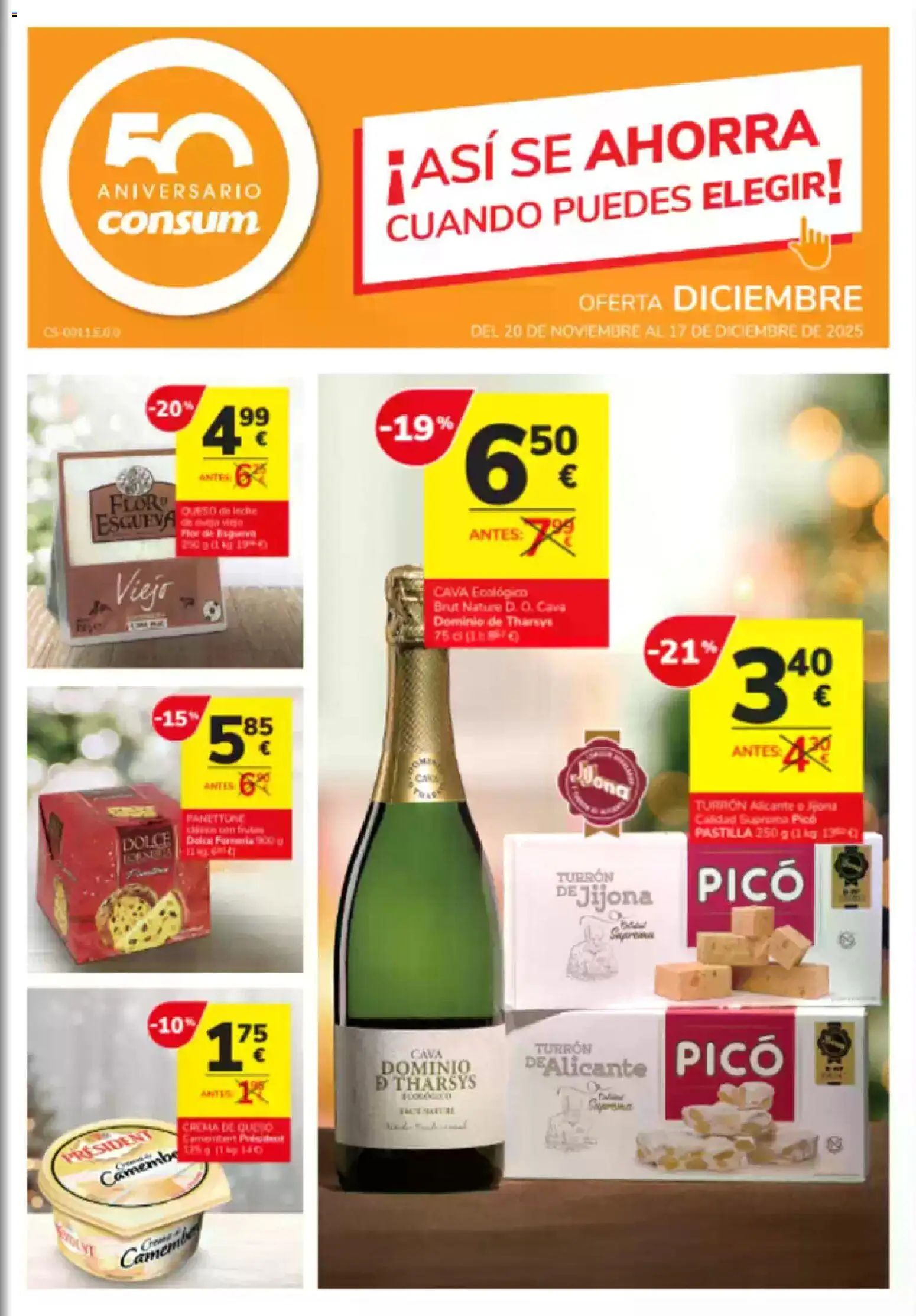 Vista previa del folleto de la tienda Consum válido desde el 20/11/2025 