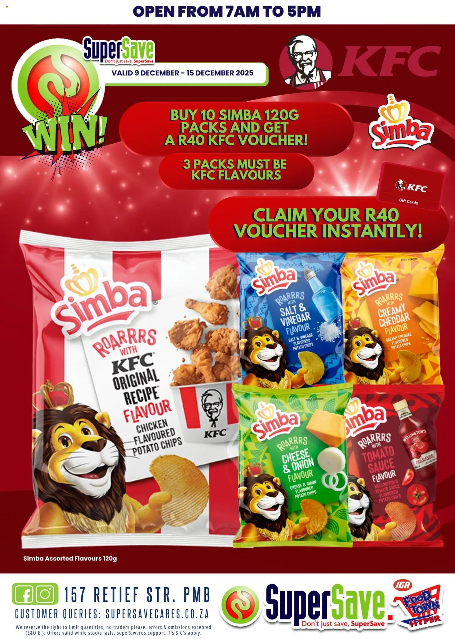 Preview of Super Save flyer valid from 09/12/2025 - Chicken, Salt, Cheese, Chips, Onion, Tomato sauce, Sauce, Cheddar