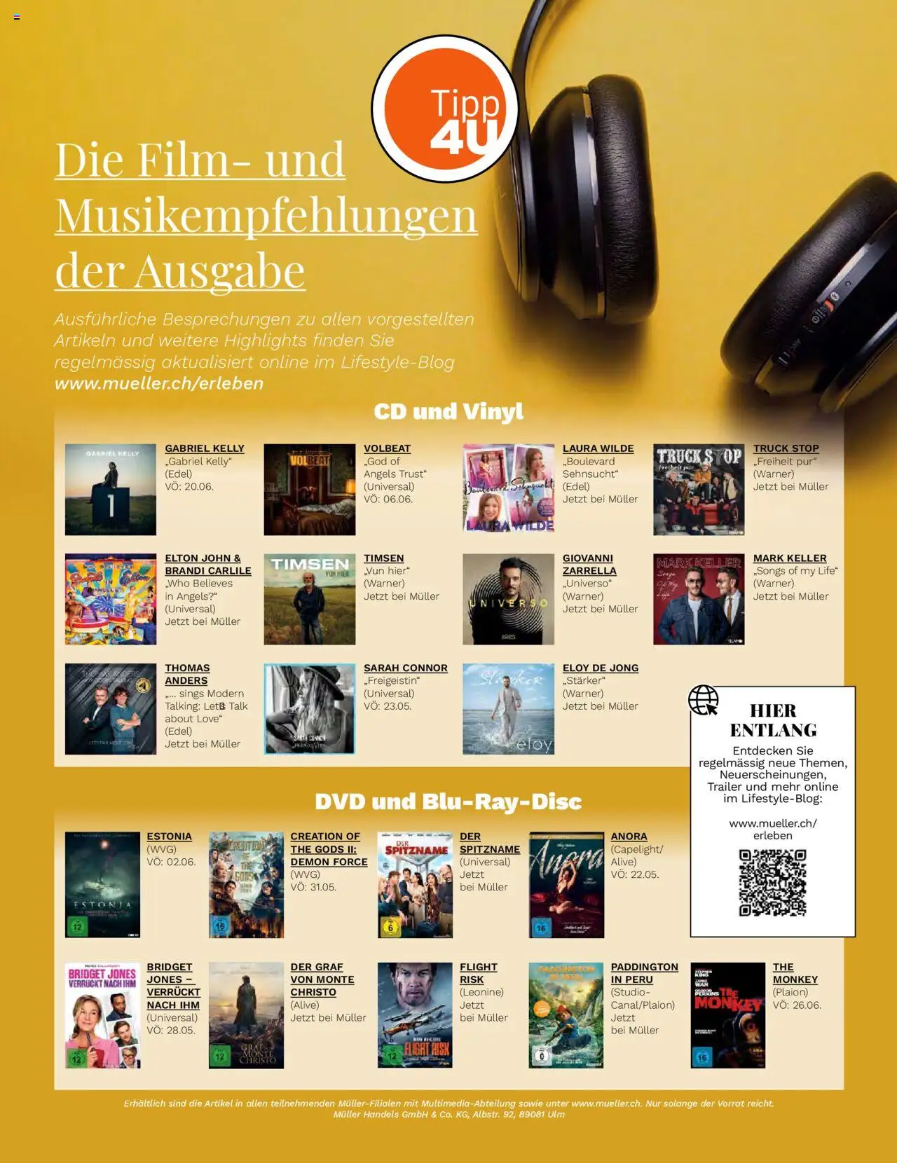 Müller Magazin ab 01.05.2025 - Seitennummer 52 - DVD