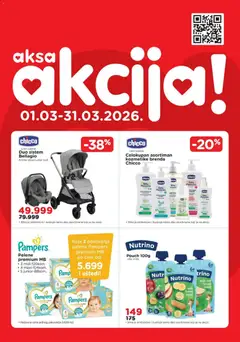 Pregled Aksa kataloga - važi od 01.03.2026