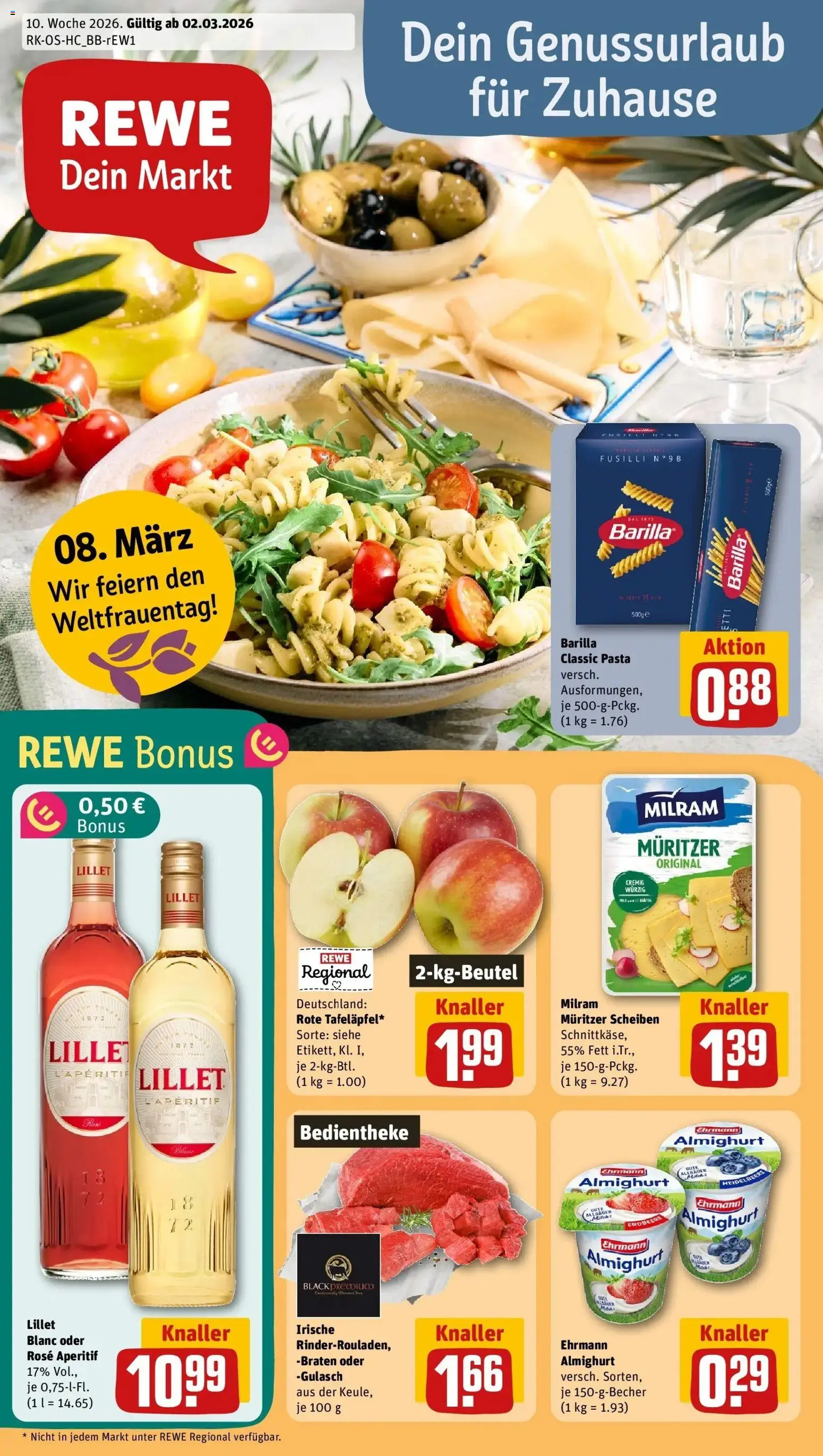 Vorschau von dem Prospekt des Geschäftes Rewe, gültig ab dem 02.03.2026