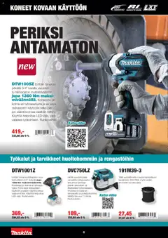 Kaupan Makita Tarjoukset esikatselu, voimassa 01/10/2025 | Sivu: 6