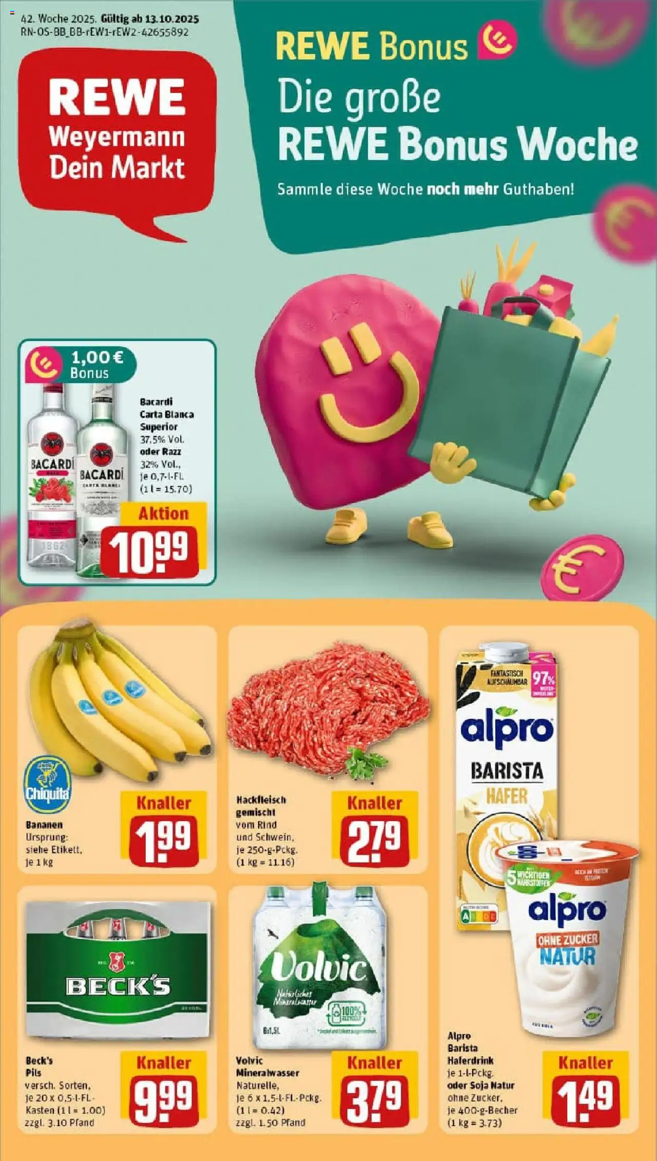 Vorschau von dem Prospekt des Geschäftes Rewe, gültig ab dem 13.10.2025