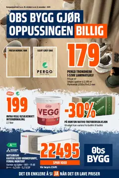 Forhåndsvis Kundeavis fra butikk Obs Bygg gyldig fra 26/10/2025