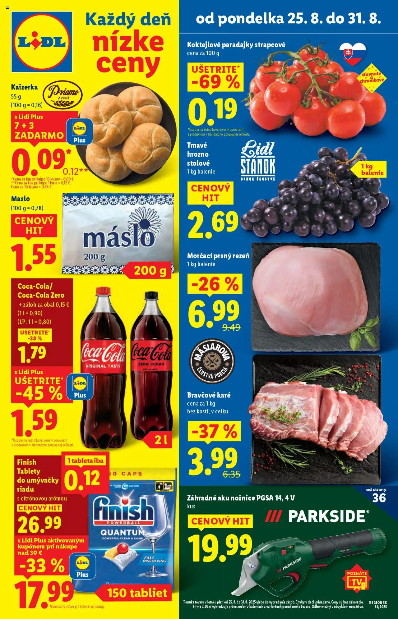 Nový LIDL leták od 25.08.2025 > Akčná ponuka online