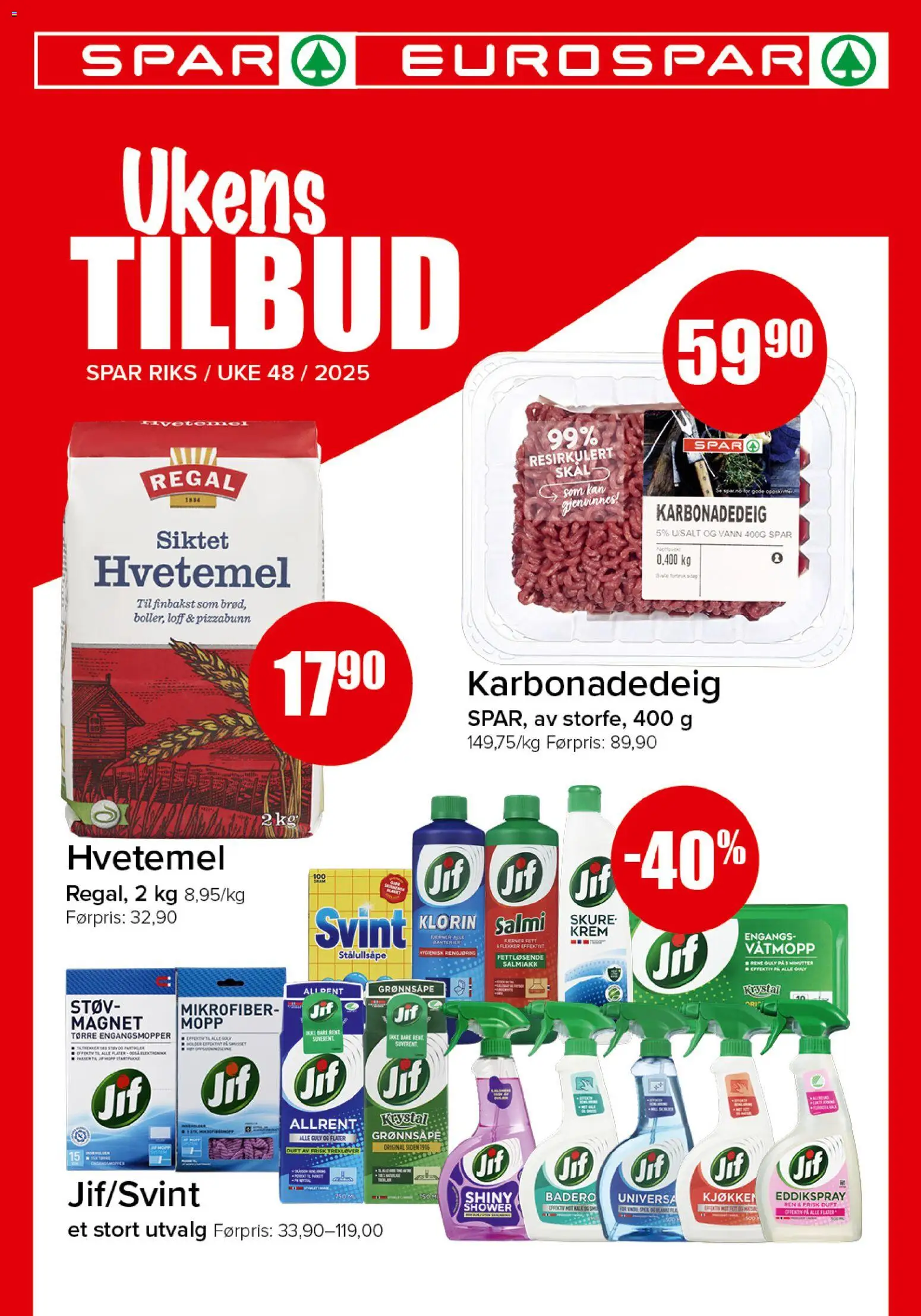 Forhåndsvis Kundeavis fra butikk Spar gyldig fra 24/11/2025