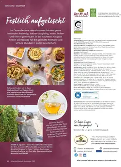 Vorschau von dem Prospekt des Geschäftes Alnatura, gültig ab dem 01.11.2025 | Seite: 62