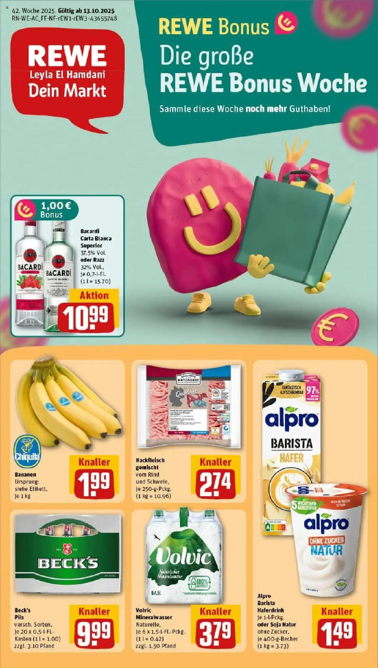 REWE Prospekt ab 13.10.2025 nächste Woche - Prospekt Mechernich	