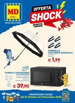 Anteprima dell'opuscolo Attuale volantino dal negozio MD Discount valido da 21/10/2025
