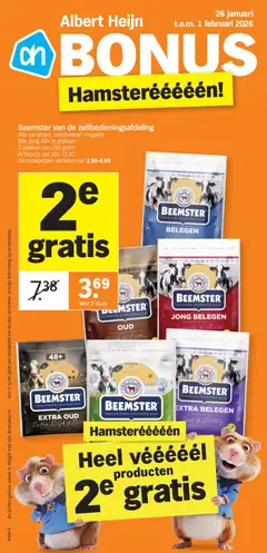 Voorbeeld van Folder week / de la semaine 5 van winkel Albert Heijn geldig vanaf 26/01/2026