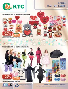 Pregled letka Katalog igračke i tekstil trgovine KTC vrijedi od 11.01.2026