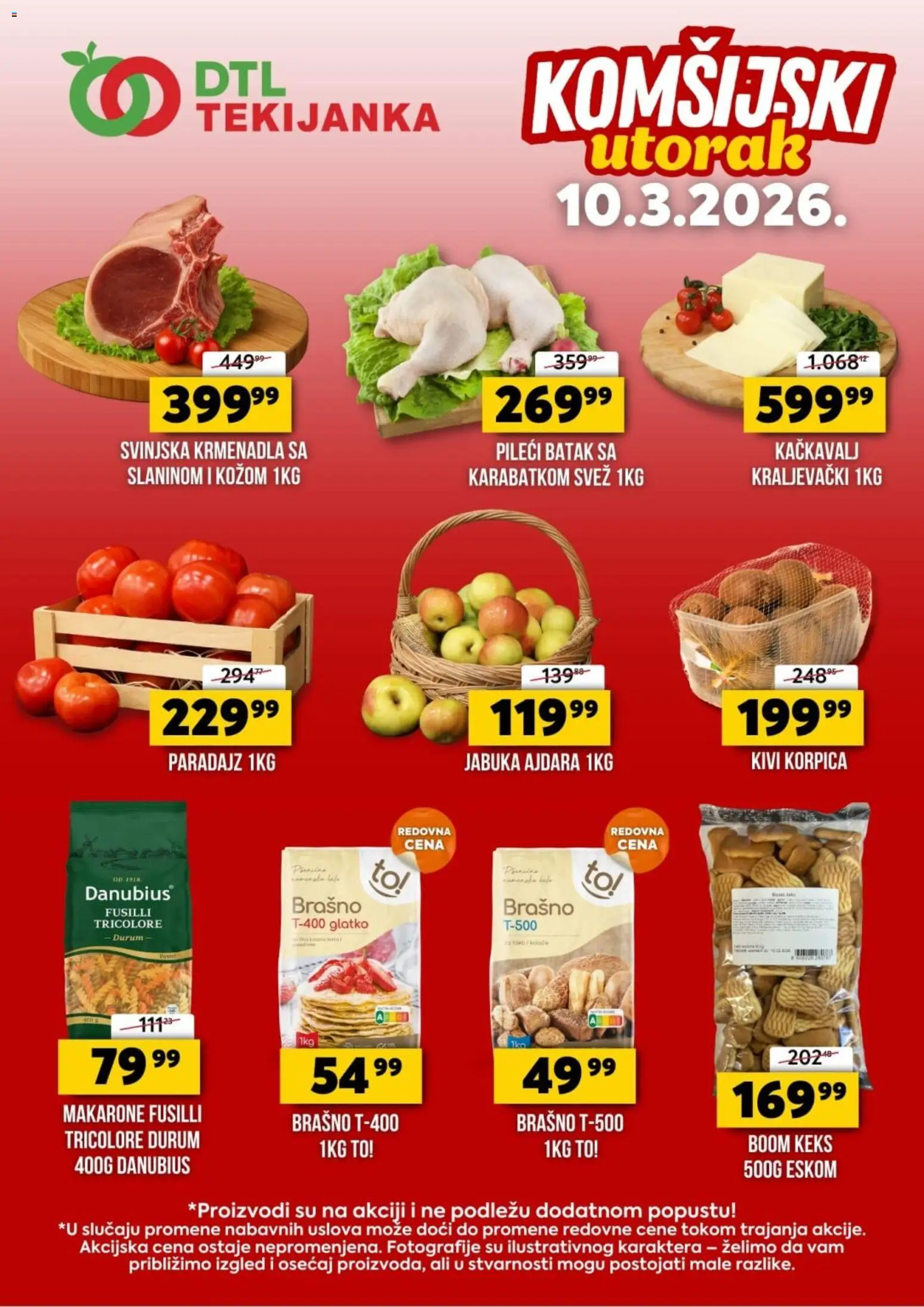 Pregled Tekijanka kataloga - važi od 10.03.2026