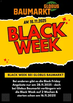 Vorschau von dem Prospekt des Geschäftes Globus Baumarkt, gültig ab dem 14.11.2025