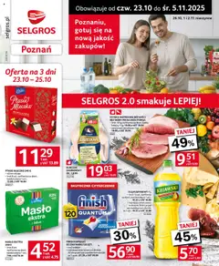 Pogląd gazetki "Selgros 2.0 smakuje lepiej!" ze sklepu Selgros cash&carry ważnej od 23.10.2025