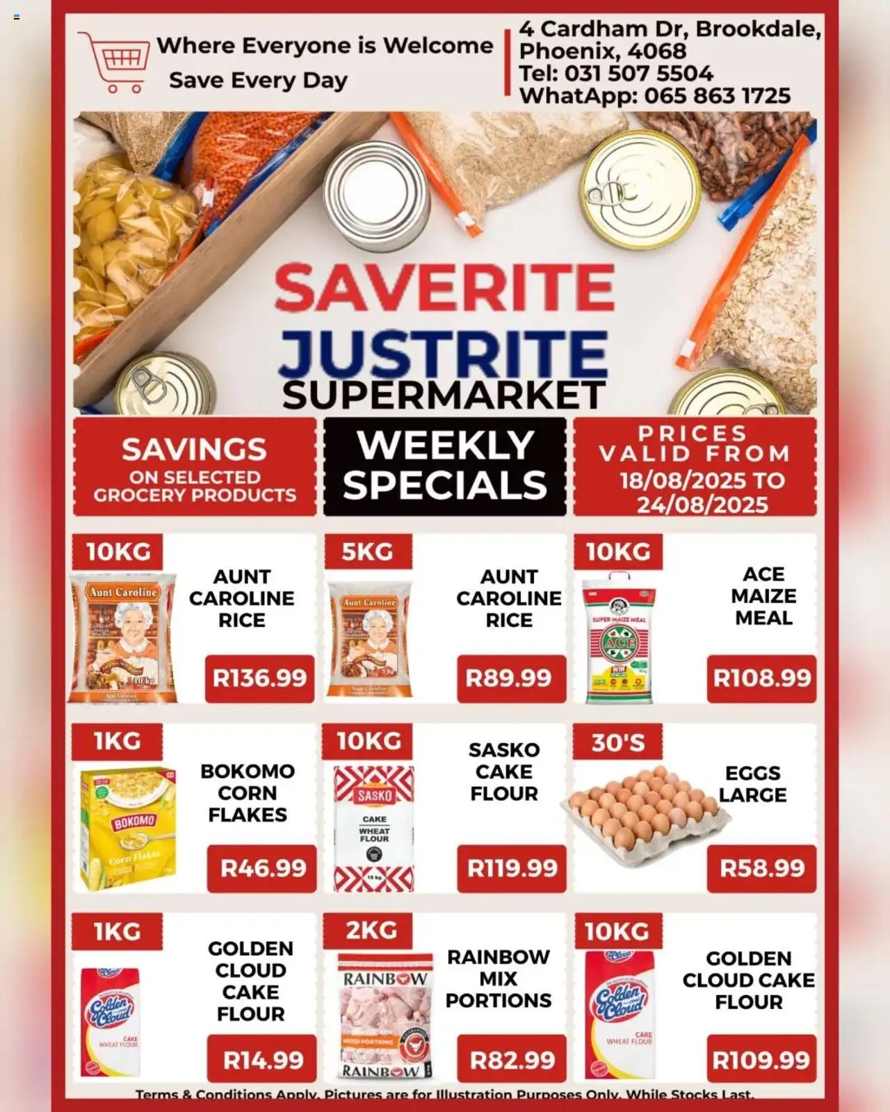 Saverite Specials from 18/08 - 24/08/2025 > Promotions