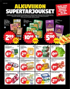 Kaupan Tokmanni Ruokatarjoukset esikatselu, voimassa 10/11/2025