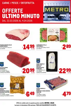 Anteprima dell'opuscolo Metro volantino Offerte freschissimi dal negozio Metro valido da 31/03/2026