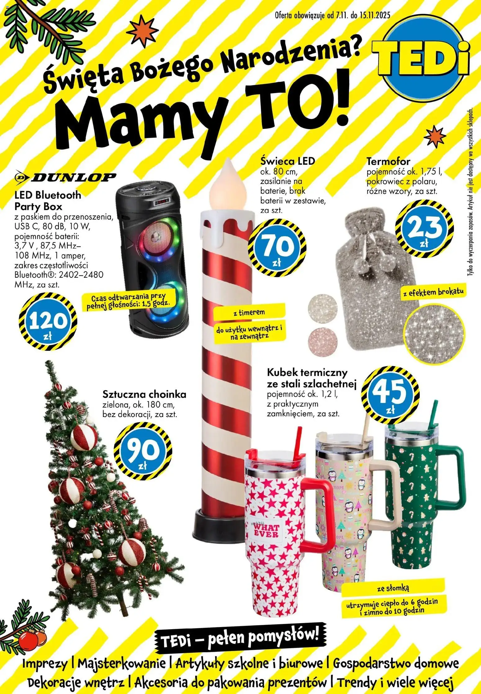 Pogląd gazetki "Gazetka" ze sklepu TEDi ważnej od 07.11.2025