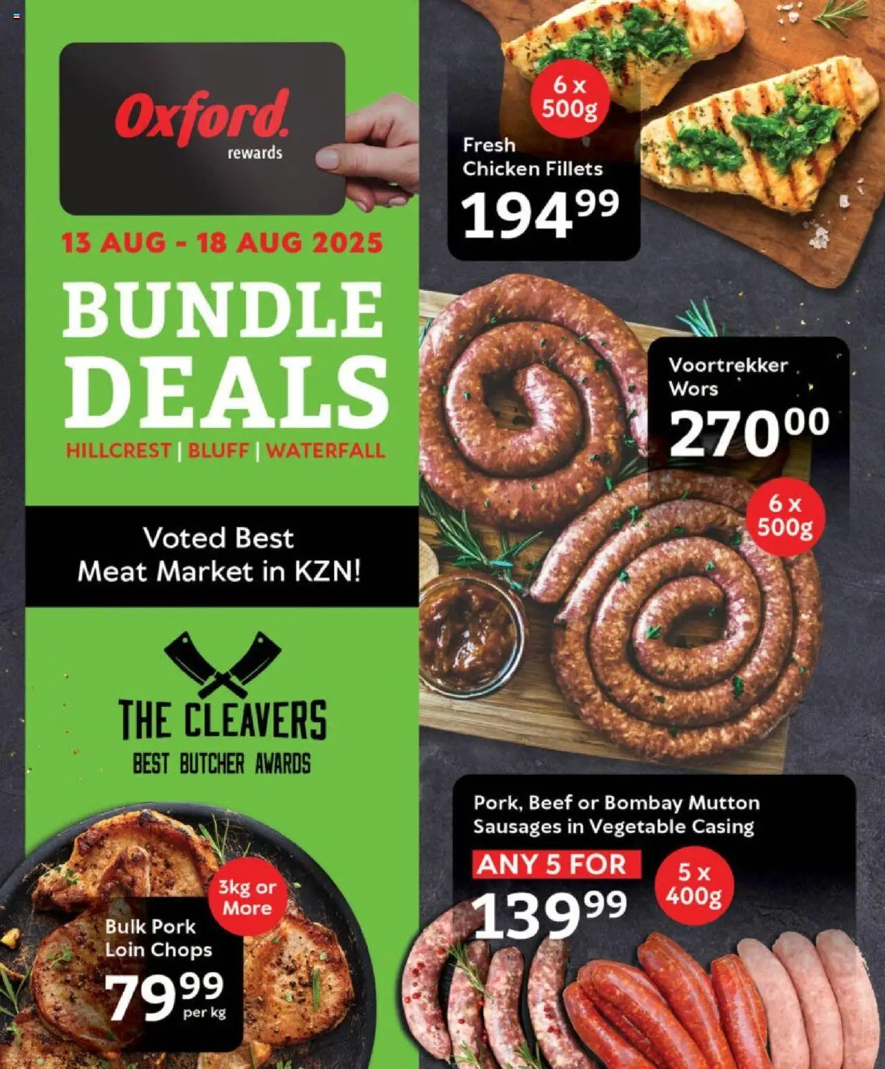 Oxford Freshmarket Bundle Deals from 13/08 - 18/08/2025 > Promotions
