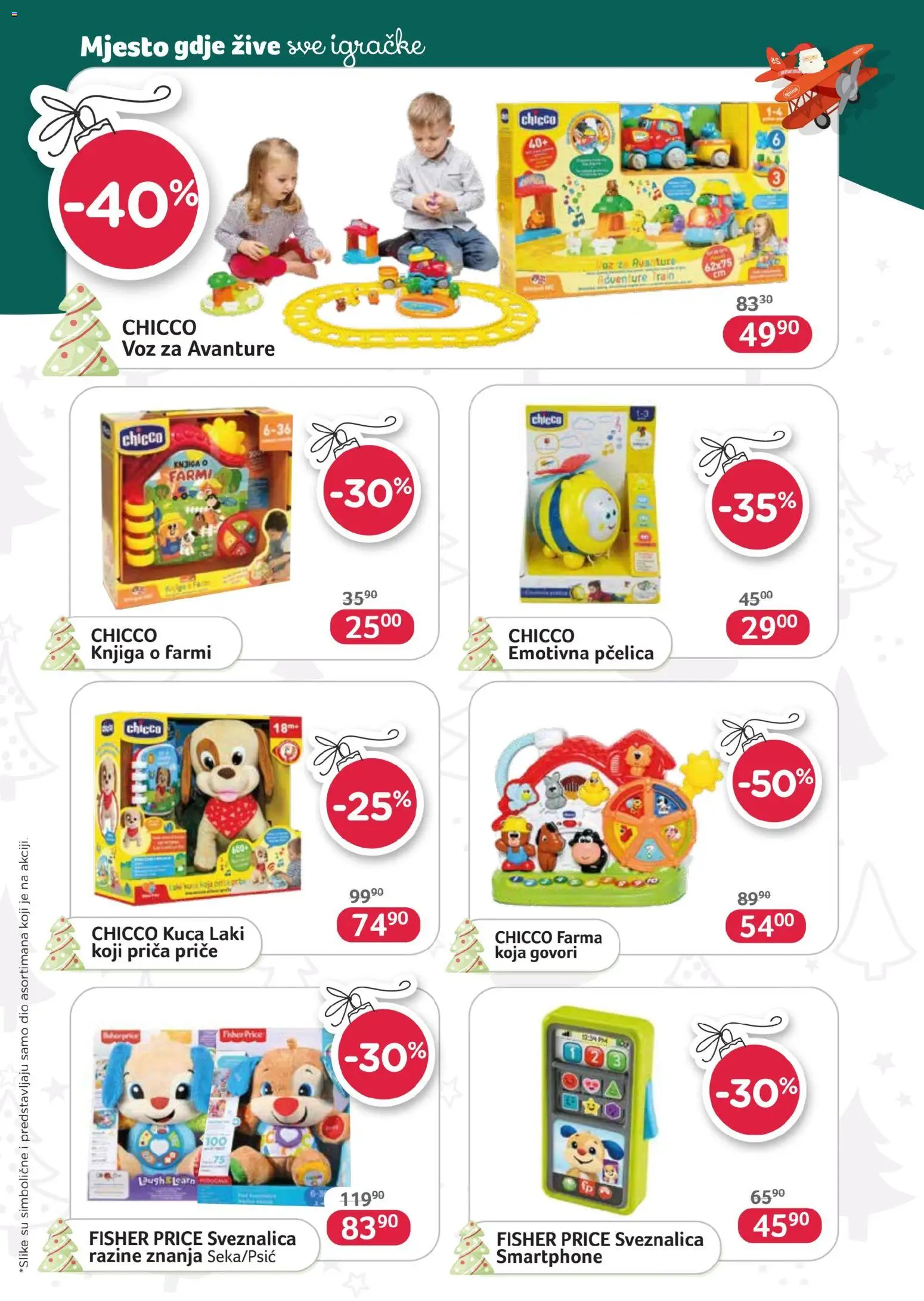 Pregled letka Mjesto gdje žive sve igračke trgovine AKSA vrijedi od 2025.11.15